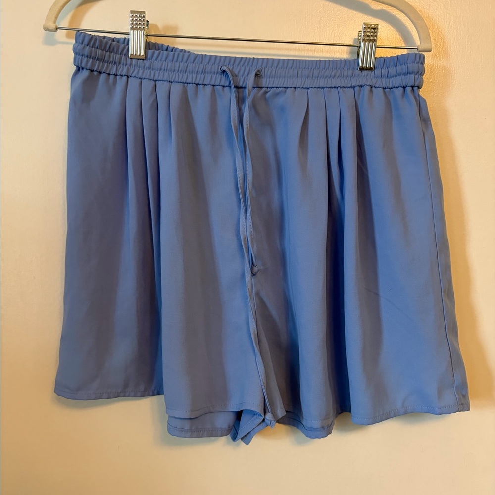 J. Crew Light Periwinkle Drawstring Waist Shorts